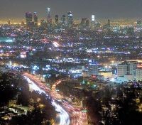 LA at night